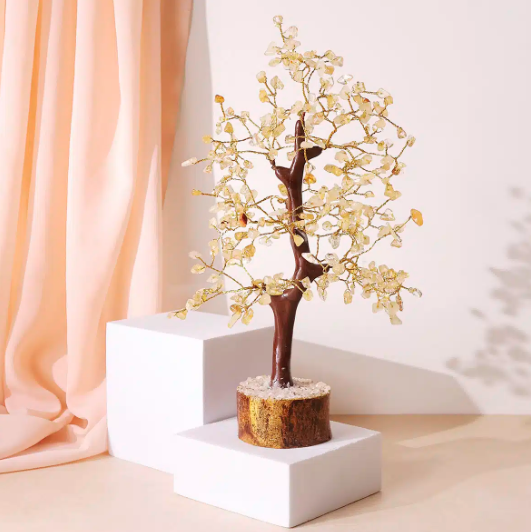 Citrine Crystal Tree – Golden Wealth & Abundance Tree - Image 7
