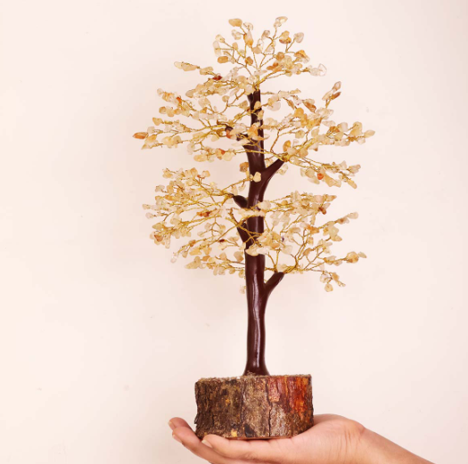 Citrine Crystal Tree – Golden Wealth & Abundance Tree - Image 3