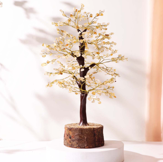 Citrine Crystal Tree – Golden Wealth & Abundance Tree - Image 4