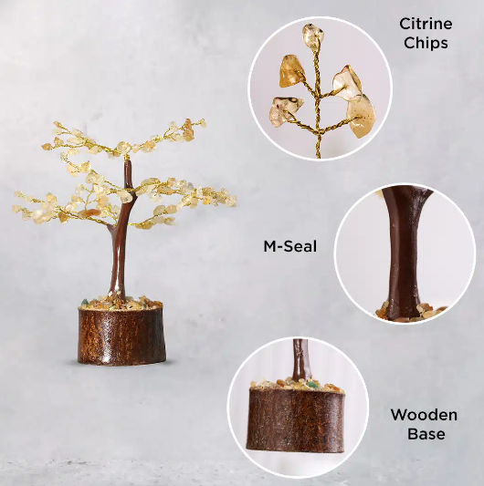 Citrine Crystal Tree – Golden Wealth & Abundance Tree - Image 8