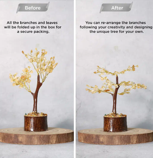 Citrine Crystal Tree – Golden Wealth & Abundance Tree - Image 9