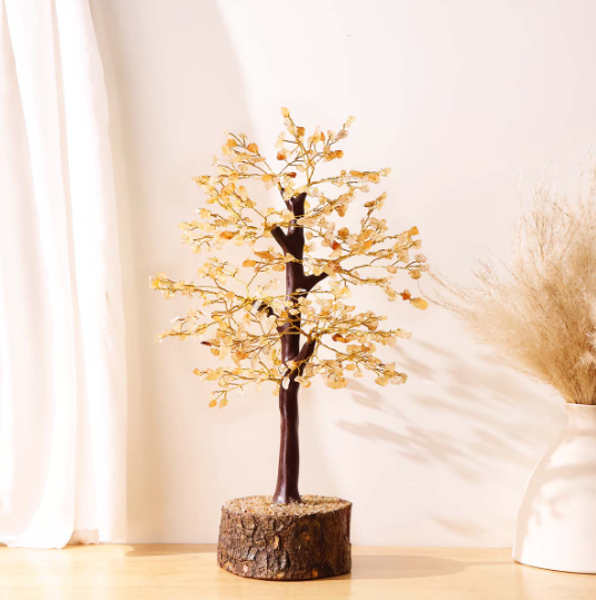 Citrine Crystal Tree – Golden Wealth & Abundance Tree - Image 2