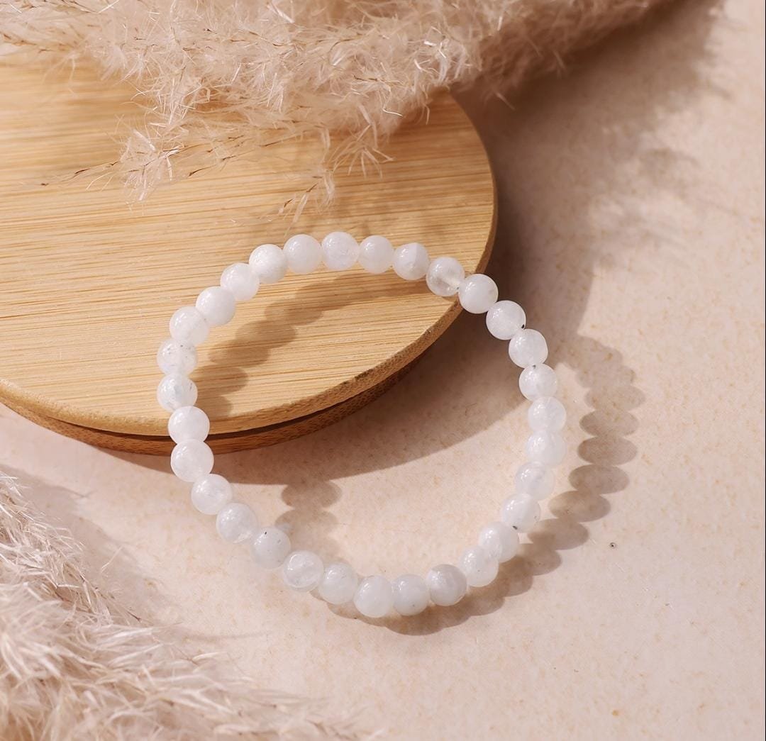 Rainbow Moonstone Beads Bracelet - Image 4